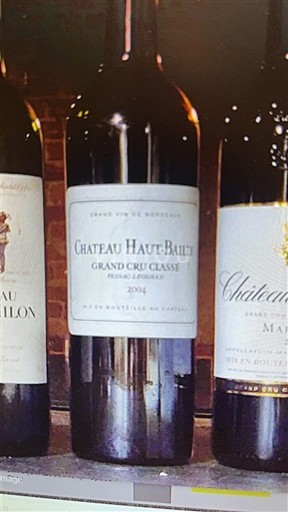 Burdeos Pessac-Léognan Grand Cru Classé Château Haut-Bailly 2004