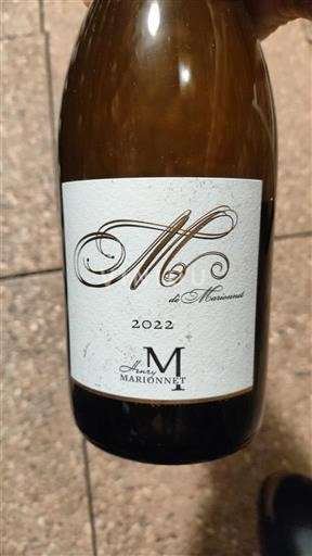 Dolina Loare Touraine Les Vins Marionnet M de Marionnet 2022