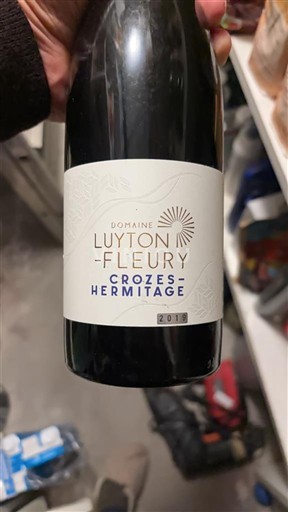 Rhônen laakso Crozes-Hermitage Domaine Luyton-Fleury 2019
