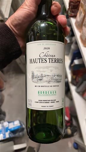 Bordeaux Château Hautes Terres 2020