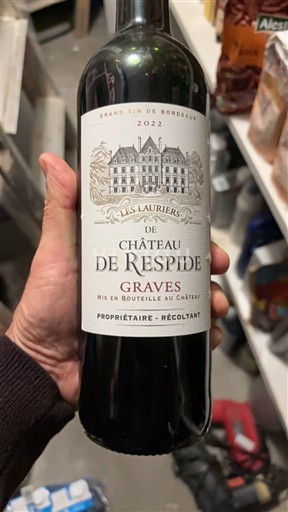 Bordeaux Graves Château Respide Les Lauriers 2022