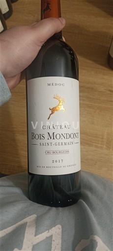 Bordeaux Médoc Château Bois Mondont Saint-Germain 2017