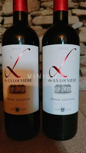 Bordeaux Pessac-Léognan Château La Louvière L de La Louvière 2022