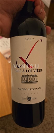 Bordeaux Pessac-Léognan Château La Louvière L de La Louvière 2022