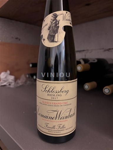 Alsácia Alsácia Grand Cru Grand Cru Domaine Weinbach Schlossberg Riesling 2017