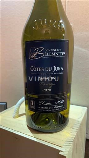 Jura Côtes-du-jura Domaine S Bélemnites Prestige 2020