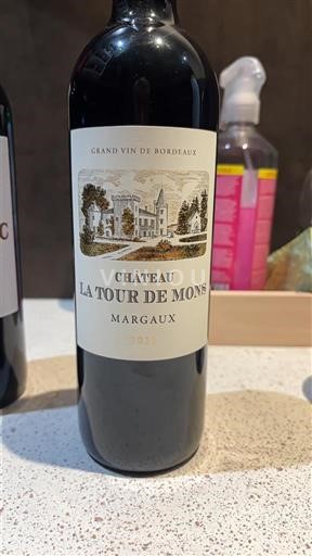Bordeaux Margaux Château La Tour de Mons 2015