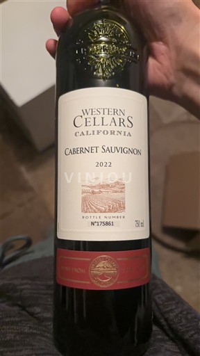 Kalifornské AVA Nespecifikováno Western Cellars Cabernet Sauvignon 2022