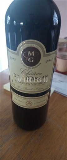 Bordeaux Bordeaux supérieur Château Blassan 2018