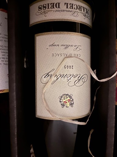 Alsace Alsace Grand Cru Grand Cru Domaine Marcel Deiss Rotenberg 2003