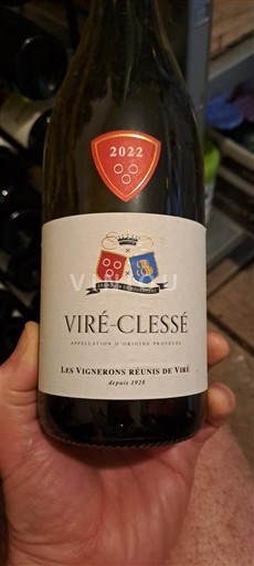 Burgundy Viré-clessé Les Vignerons Réunis de Viré 2022
