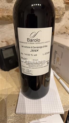 Piemonte Barolo Azienda Agricola Abbona Marziano del comune di Serralunga d'Alba 2018