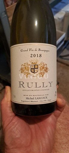 Burgundsko Rully Michel Lascoux 2018