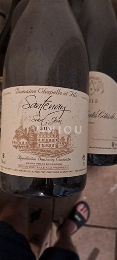 Burgundi Santenay Domaine Chapelle et Fils Saint-Jean 2015