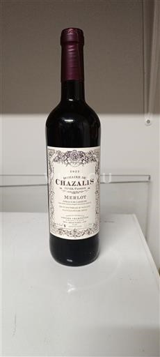 Languedoc in Roussillon Pays d'Oc Domaine Chazalis Merlot 2022