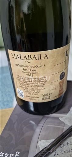 Piemonte Roero Malabaila Pas Dosé 2018