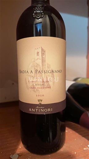 Toscana Chianti Classico Antinori Badia a Passignano Gran Selezione 2020