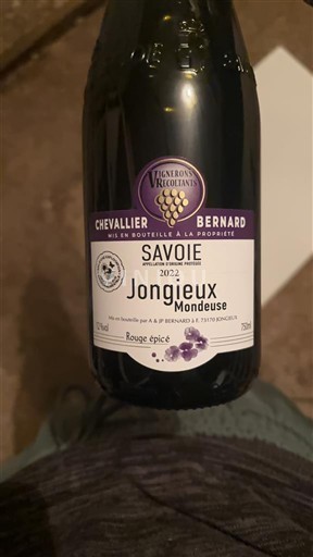 Savoie and Bugey Jongieux Chevallier Bernard 2022