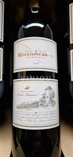 Bordeaux Château Tour de Mirambeau Passion 2018