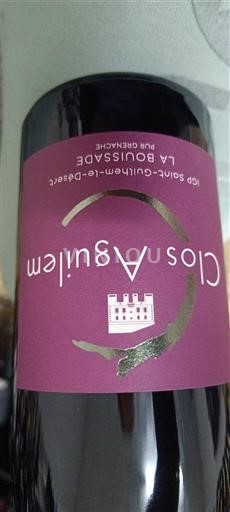 Лангедок та Руссійон Сен-Ґієм-ле-Дезер Clos Aguilem La Bouissade 2023