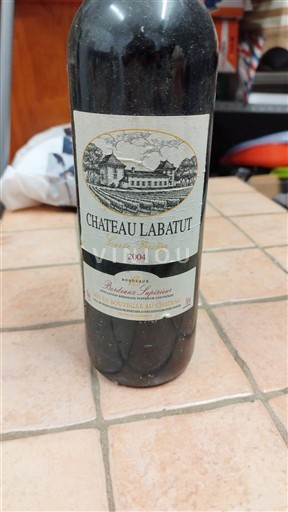 Bordeaux Bordeaux Supérieur Château Labatut 2004