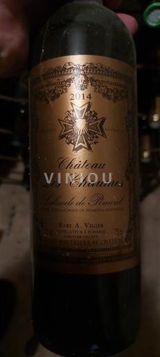 Bordeaux Lalande-de-Pomerol Château Les Chaumes 2014