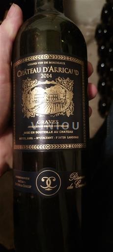 Bordeaux Graves Château Arricaud Réserve du Château 2014