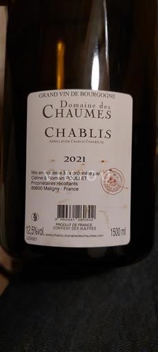 Burgundsko Chablis Domaine S Chaumes 2021