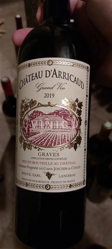 Bordeaux Graves Château Arricaud Grand Vin 2019