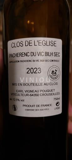 Southwest Not Specified Clos de l'Eglise 2023