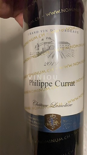 Bordeaux Château Lamothère Philippe Currat 2019