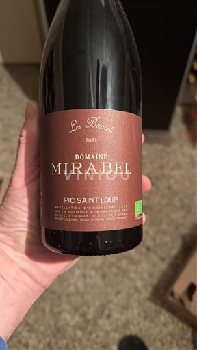 Languedoc Pic-saint-loup Domaine Mirabel Les Baumes 2021