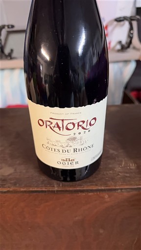 Rona dolina Côtes-du-Rhône Ogier Oratorio 2020