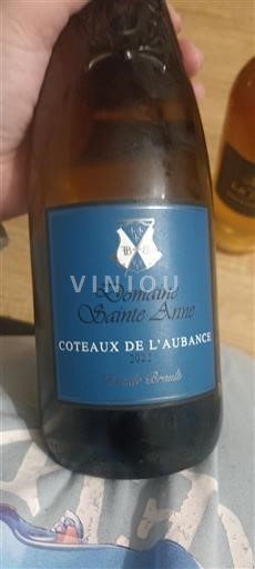 Viner Blanc moelleux Domaine Sainte Anne 2022 Frankrike Loiredalen Coteaux-de-l'aubance AOC