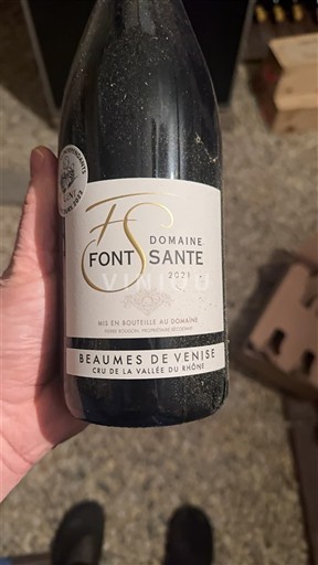 Rhônen laakso Beaumes de Venise Domaine Font Sante 2021