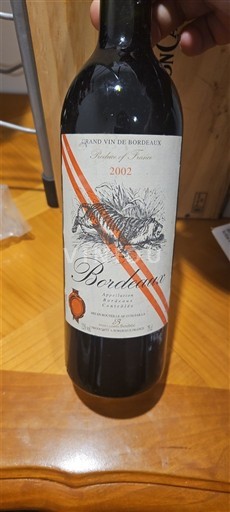 Bordeaux Maison Joanés Boubée 2002