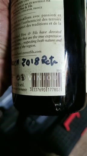 Bourgondië Beaune Premier Cru Bouchard Père & Fils 2015