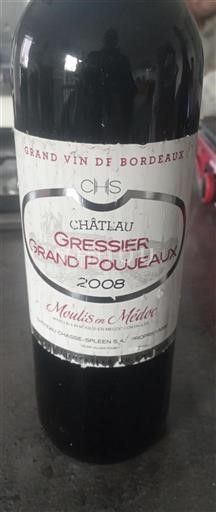 Burdeos Moulis-en-Médoc Château Gressier Grand Poujeaux 2008