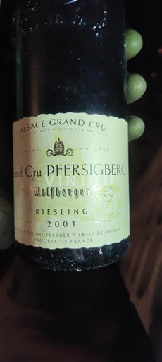 Alsace Grand Cru Wolfberger 2001