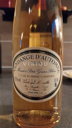 Languedoc Muscat de Frontignan Vendanges Manuelles Vendange d'Automne 2018