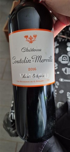 Bordeaux Saint-Estèphe Château Coutelin-Merville 2016