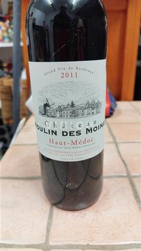 Bordeaux Haut-Médoc Château Moulin des Moines 2011