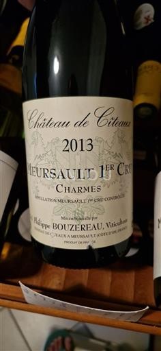 Burgund Nicht spezifiziert Premier Cru Château Citeaux Charmes 2013
