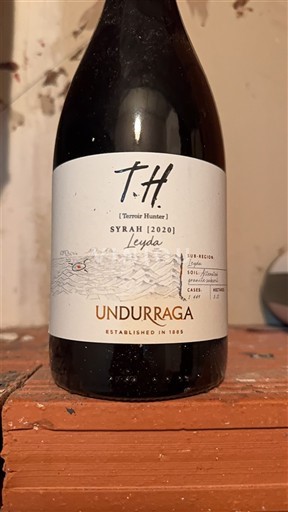 Vinhos Rouge sec T.H. (Terroir Hunter) Leyda Undurraga 2020 Chile Vale do Itata