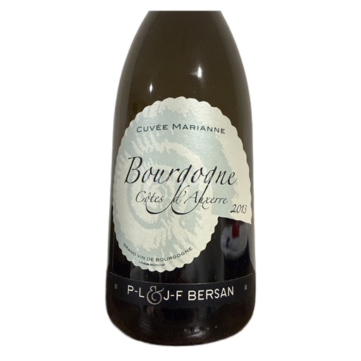 Burgundi Bourgogne Côtes d'Auxerre Domaine Bersan Marianne 2013