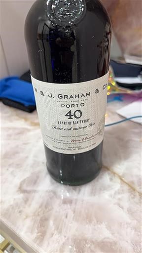 Portugali Portviini W. & J. Graham & Co 40 Years of Age Tawny 2000