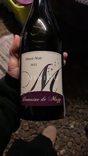 Vin Rouge sec Pinot Noir Domaine Muzy 2023 France Régions de l'Est Côte de Meuse IGP