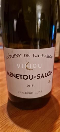 Valle del Loira Menetou-Salon Antoine de la Farge Première Lune 2017