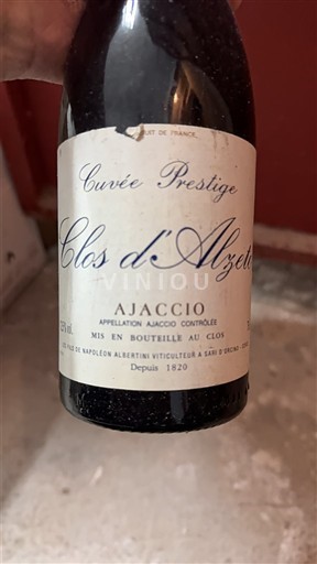Korsika Ajaccio Clos d'Alzeto Prestige 1997