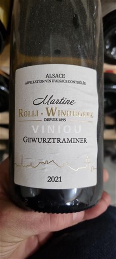 Alsace Martine Rolli-Windholtz Gewurztraminer 2021